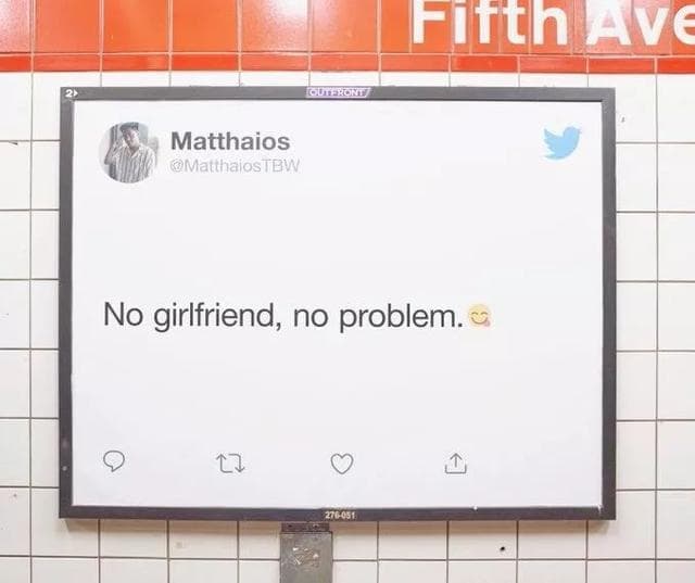 推特的情人节广告，真实，任性